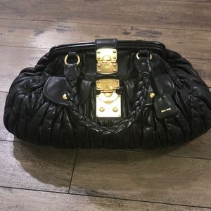 Miu Miu Matelasse Frame Bag
